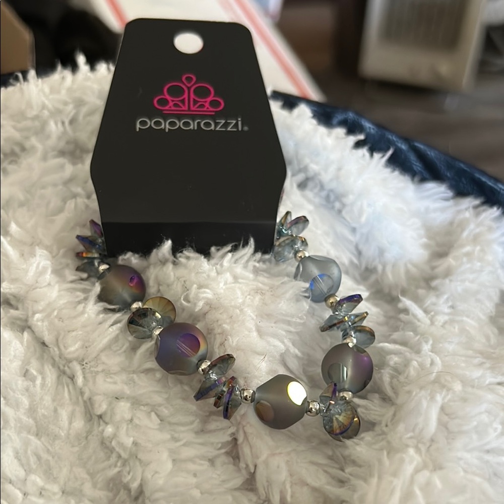 Paparazzi Silver Beaded Bracelet